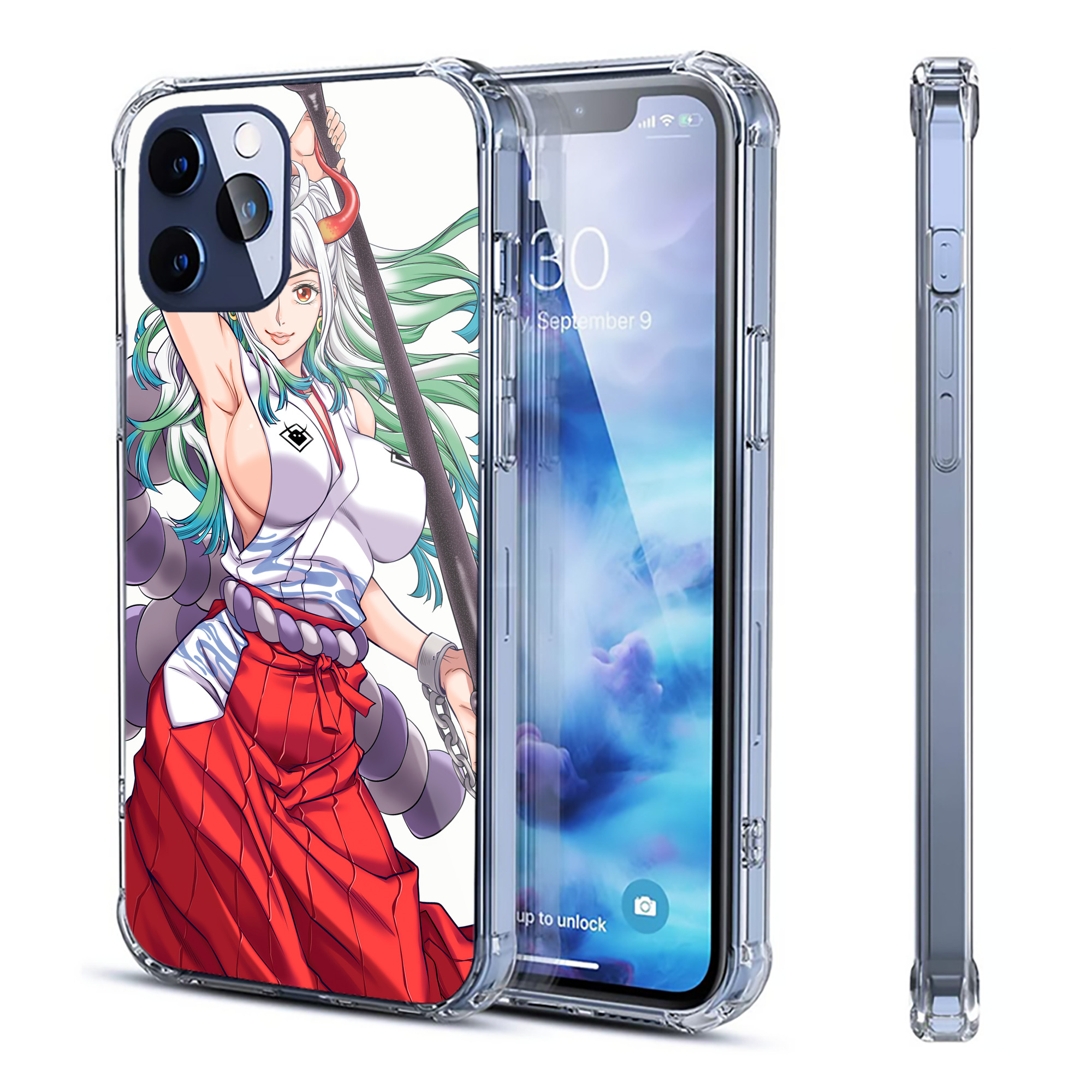 （画像用） ワンピース ONE PIECE 【iPhone 12シリーズ対応】透明スマホケース（クリアソフトケース）